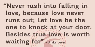 Quotes about waiting for love 