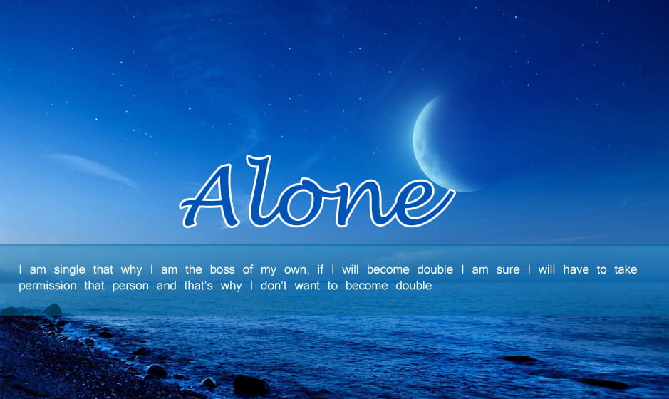 happy being alone quotes