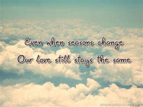 quotes about changing seasons