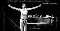 Motivational New Week: Great Freddie Mercury Quotes