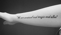 Short Meaningful Quotes For Tattoos - Meaningful Tattoos 
