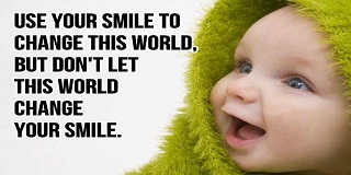 Cute And Baby Smile Quotes - Smile Of Baby Is Our Happyness