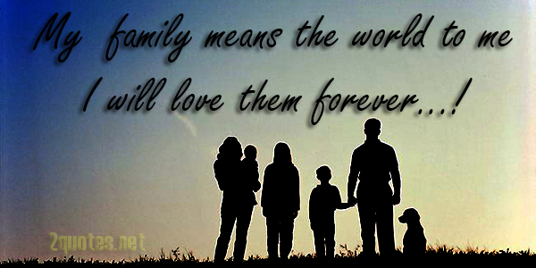 I Love My Little Family Quotes and Sayings