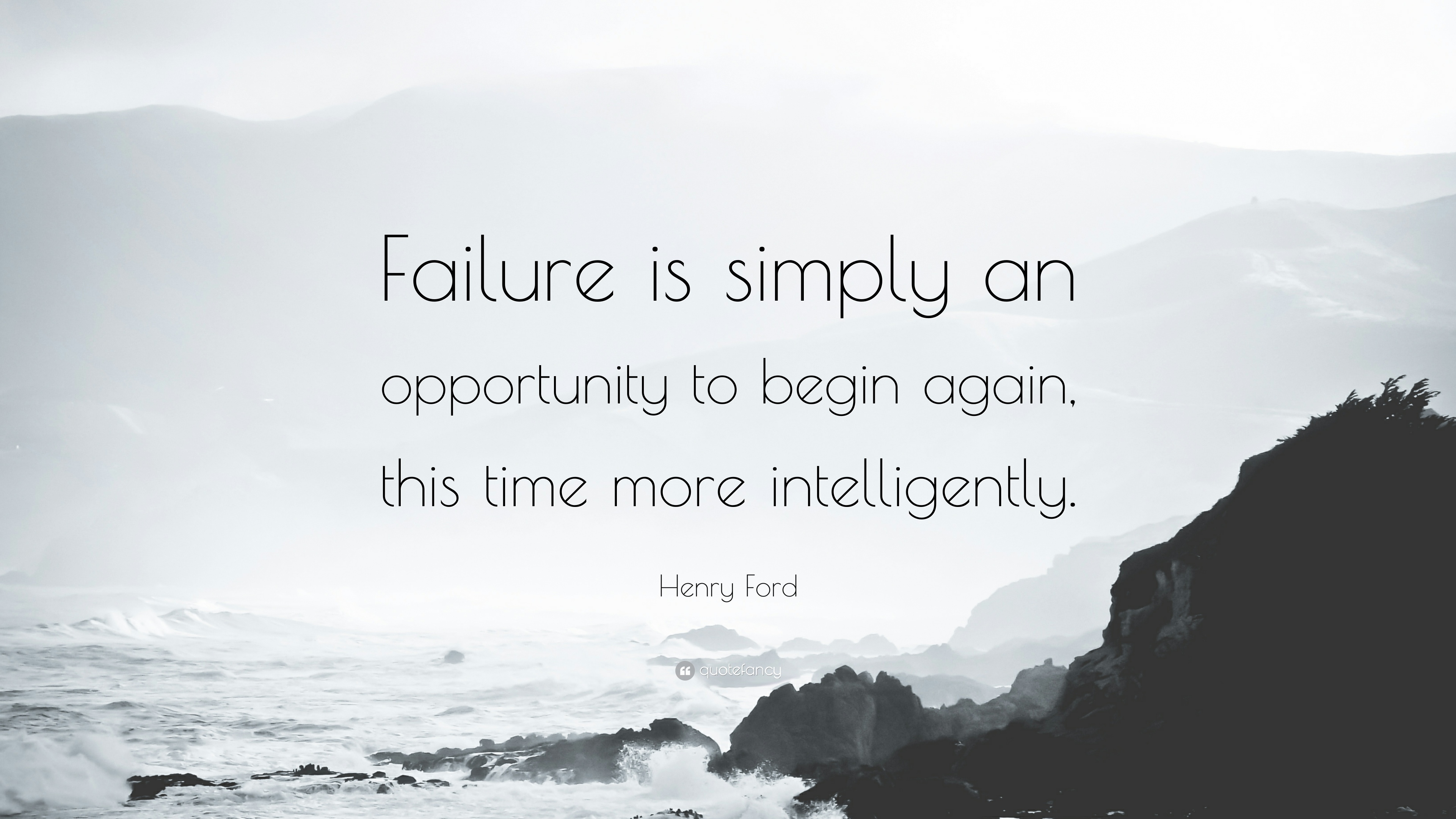 Failure is the opportunity