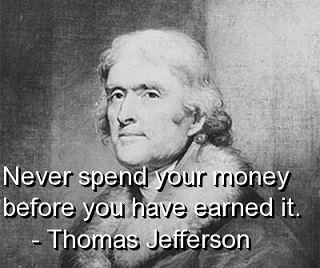 Thomas Jefferson quotes on money