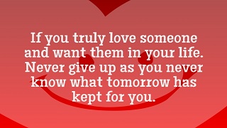 never give up on love quotes