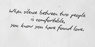 silence quotes about love