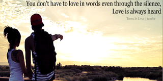 silence quotes about love 