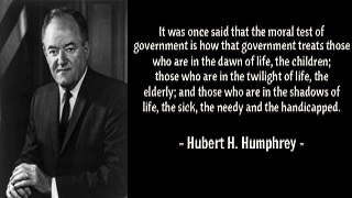 famous quotes by Hubert H.Humphrey