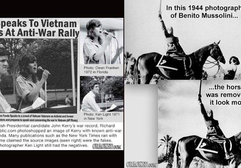 24 Famous (And Fake) Photos