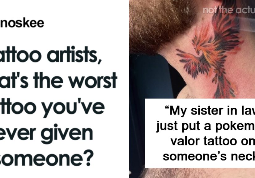 30 Ridiculous, Weird, And Ugly Tattoos That Artists Gave Clients Because They Asked For Them