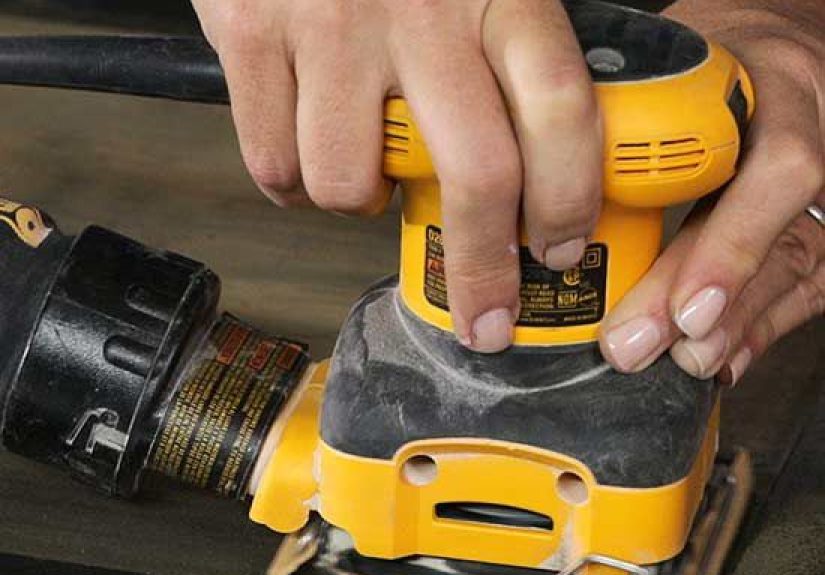 How to Use a Palm Sander
