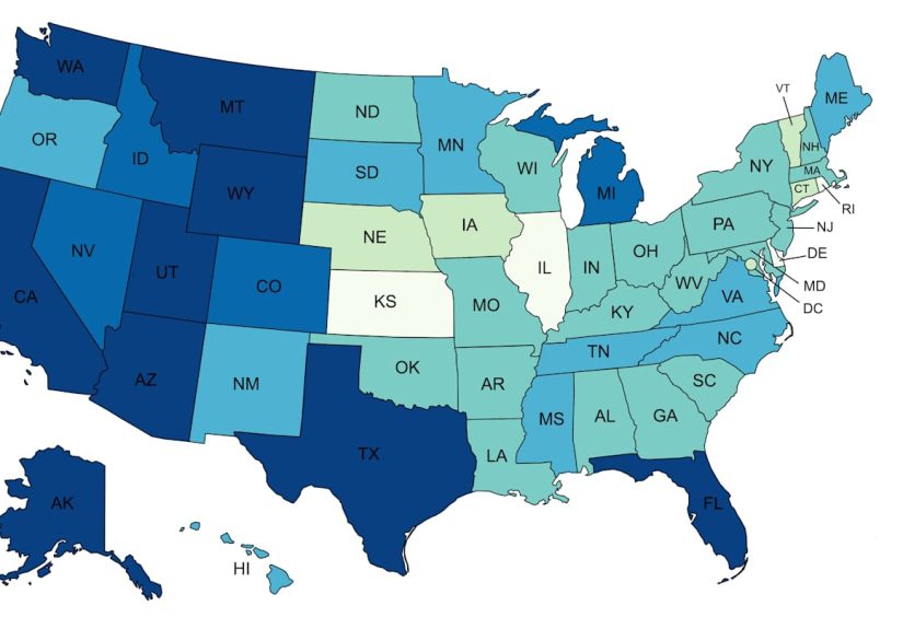 Mapped: The States With the Most and Least National Park Land