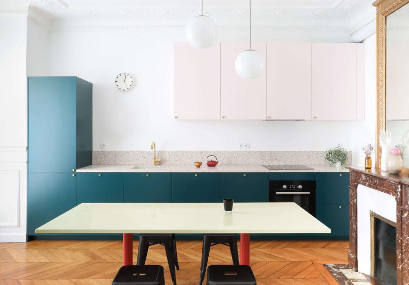 Steal This Look: A Creative, Colorful Kitchen in Montmartre