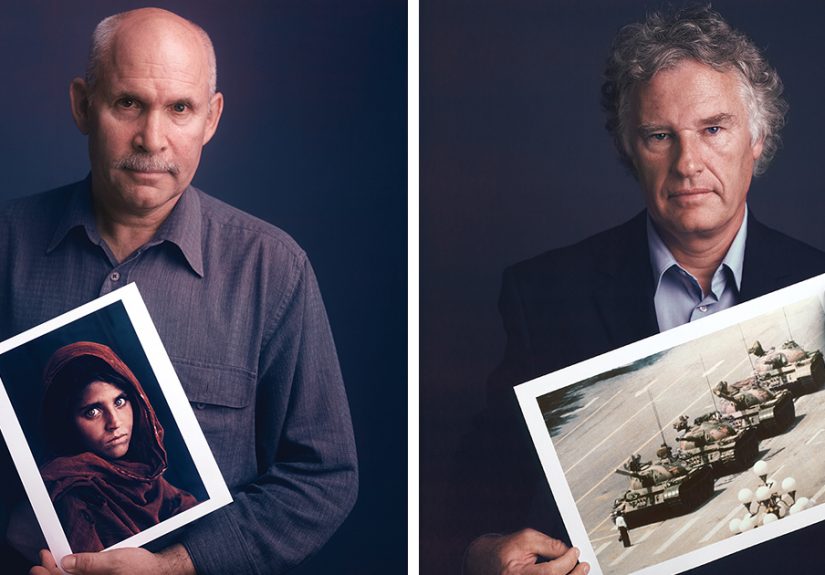 Famous Photographers Pose Behind Their Iconic Images
