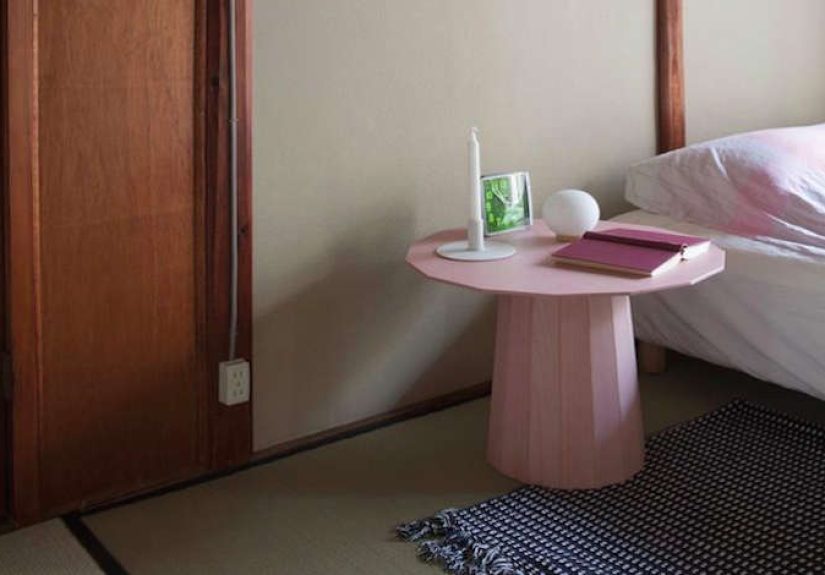 Geometric Japanese Furniture with Sustainability in Mind