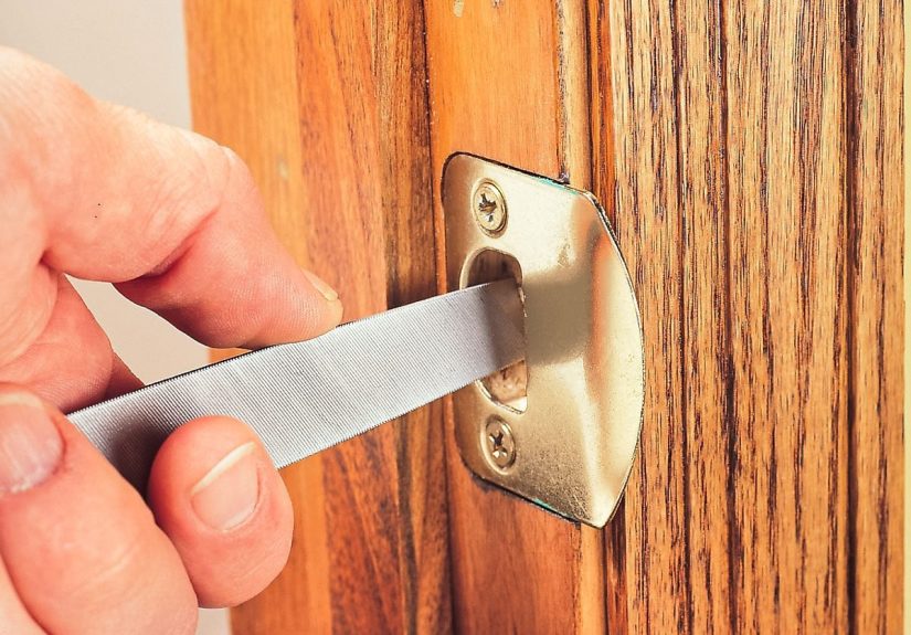 How To Adjust the Strike Plate On a Door That Won't Latch