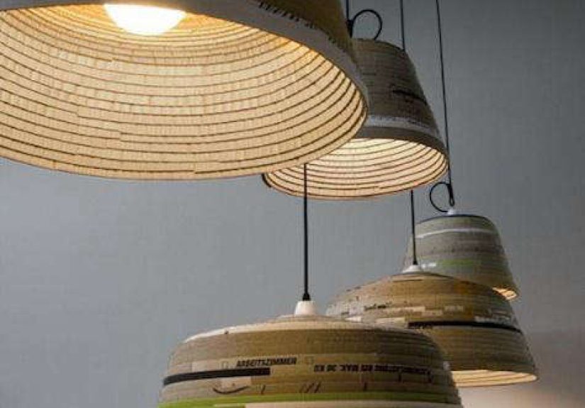 Lighting: Beute Cardboard Lamp by Michael Wolke