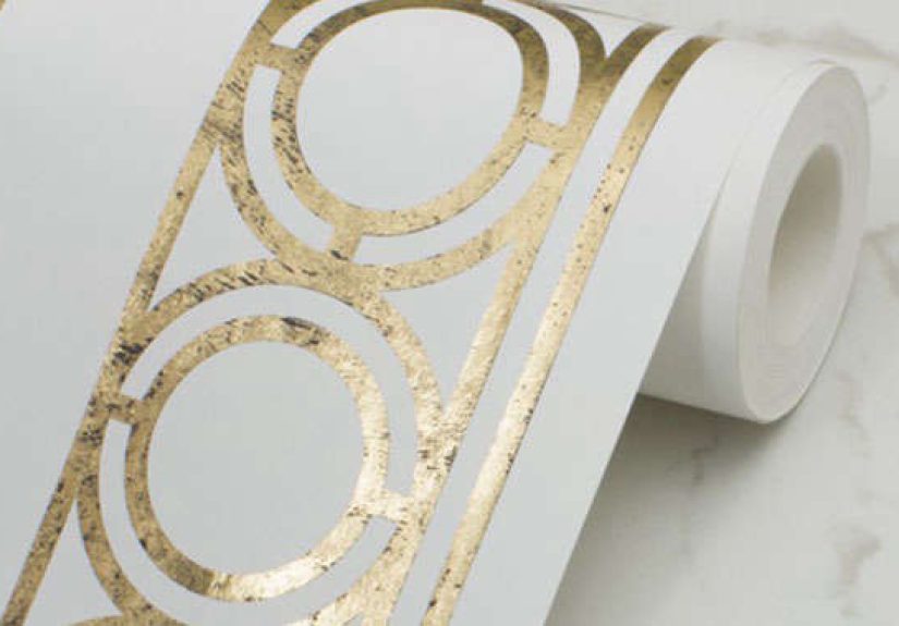 Palladian Wallpaper - Gold
