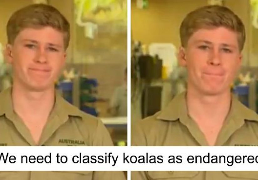 Robert Irwin Struggles To Hold Back Tears While Discussing The Impact Of The Australian Bushfires