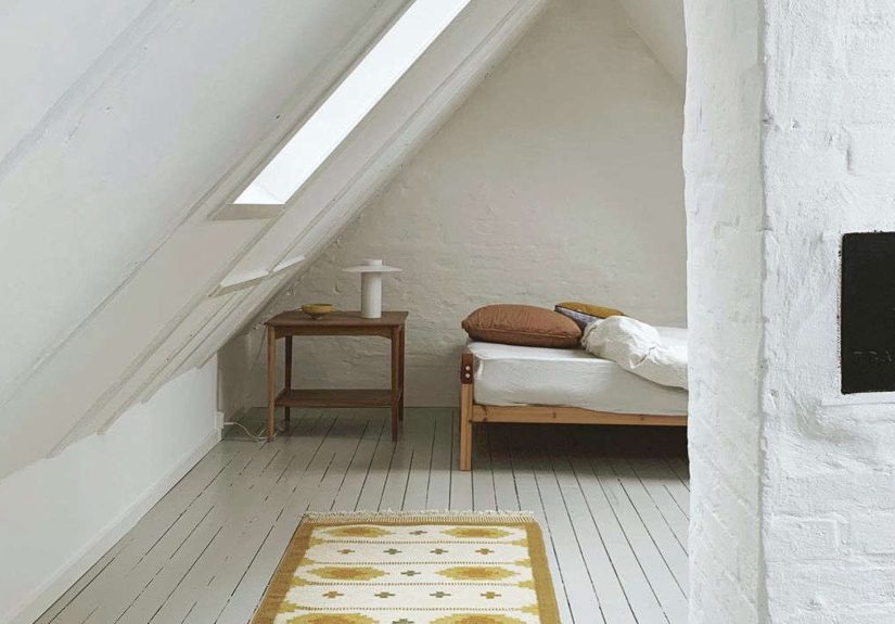 Steal This Look: A Spare and Simple Attic Guest Room in Denmark