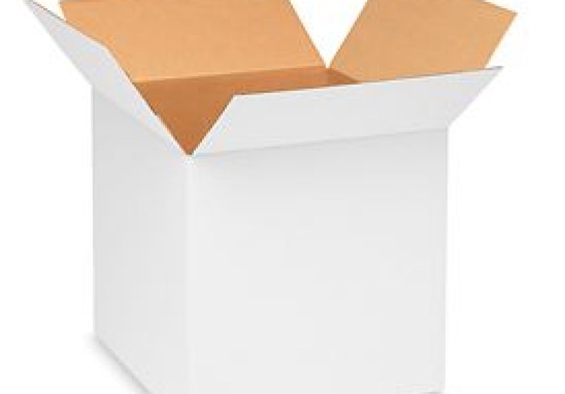 18 x 18 x 18 in. White Corrugated Boxes