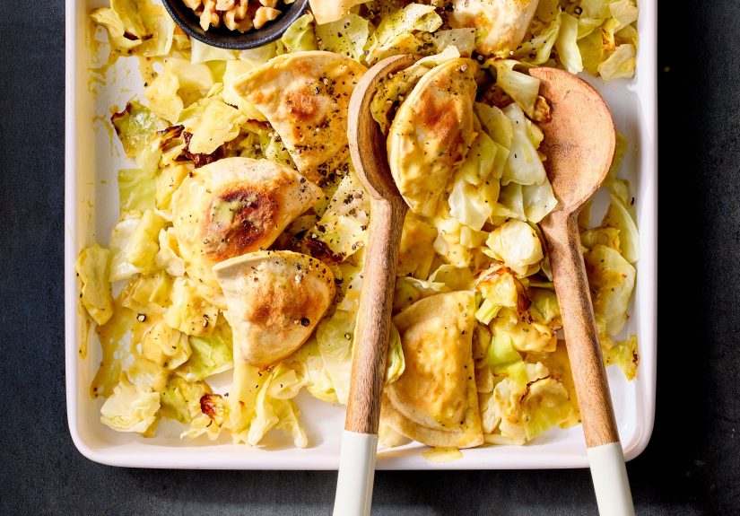 5-Ingredient Sheet Pan Pierogies Recipe