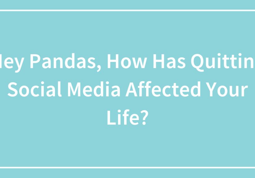Hey Pandas, How Has Quitting Social Media Affected Your Life?