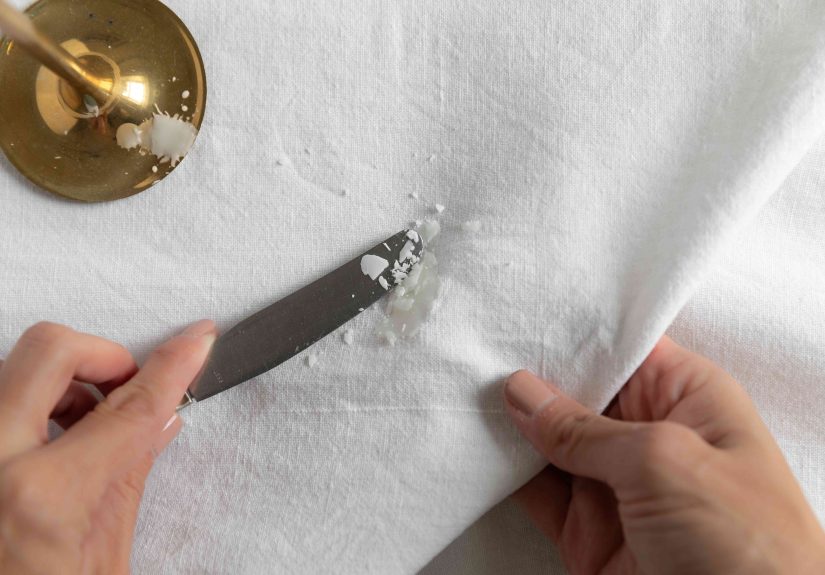 How to Get Candle Wax Out of Your Tablecloth Before the Stain Sets In