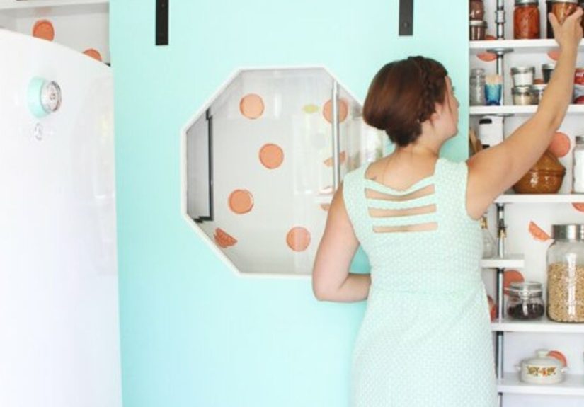 How to Make a Hand Stamped Citrus Wall DIY