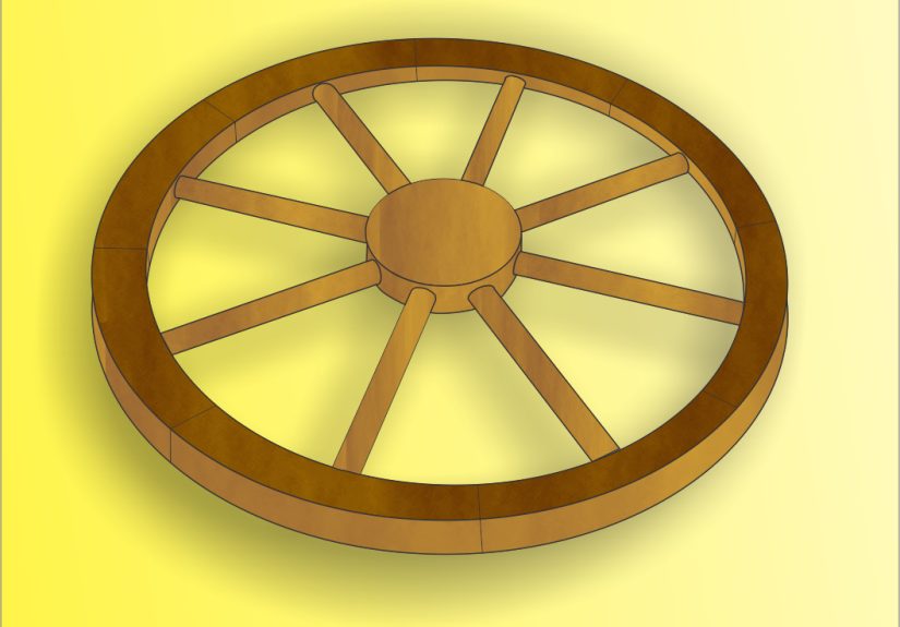 How to Make a Replica Wagon Wheel