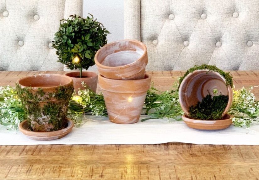 How to Make a Terra-cotta Pot Centerpiece DIY