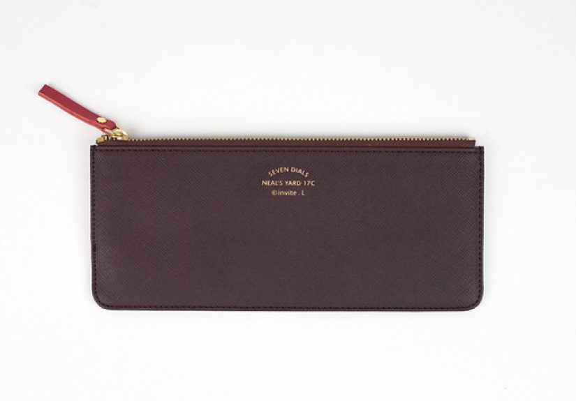 Invite.L Seven Dials Pencil Pouch (Chocolate)