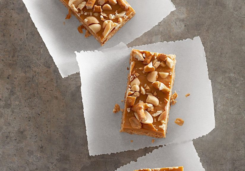 No-Bake Butterscotch-Pretzel Bars Recipe