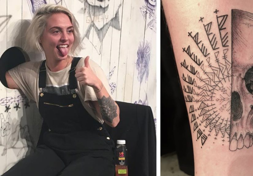 People Put Their Arms In A Hole, Letting This Tattoo Artist Ink Whatever He Wants