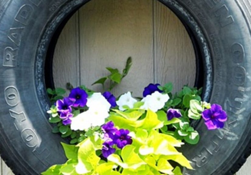 Tire Planters