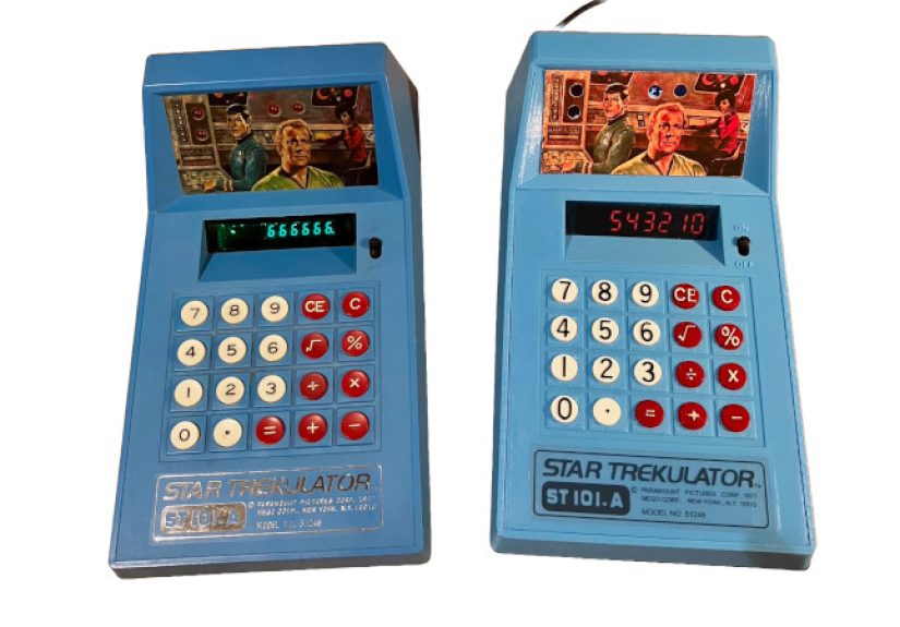 Trekulator: A Reproduction Of The 1977 Star Trek Themed Calculator