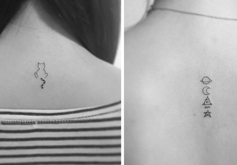 102 Minimalist Tattoos By A Korean Artist