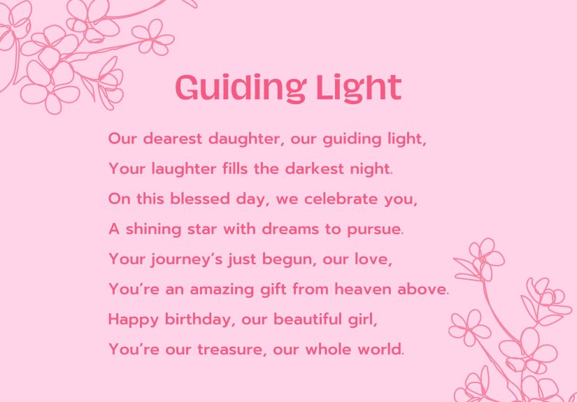 27 Heartfelt Birthday Poems for Your Daughter She'll Cherish