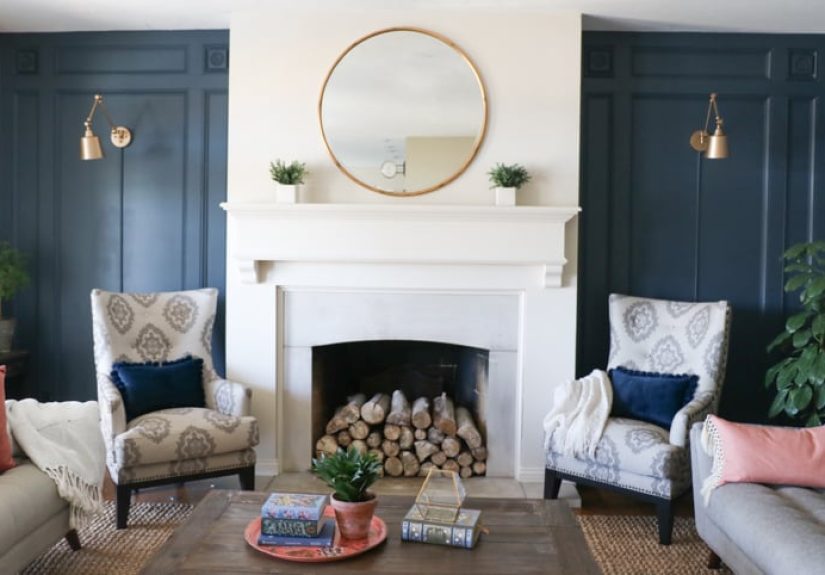 DIY Elegant Paneled Wall Treatment