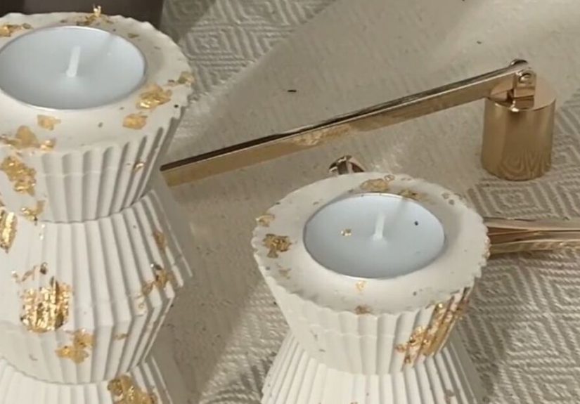 How to Create Stunning Cupcake Candle Holders With Plaster of Paris