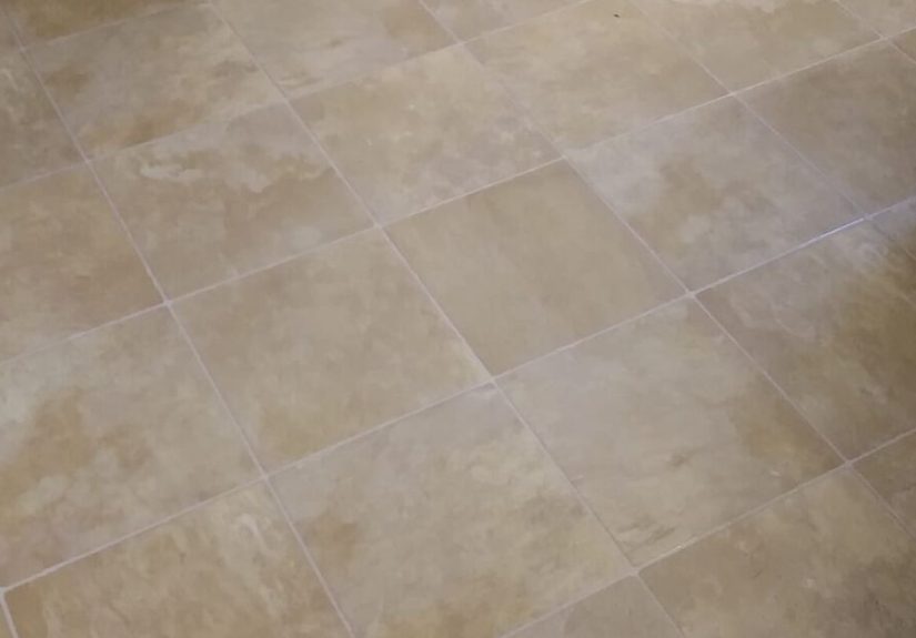 I Painted and Stenciled My Vinyl Floor!