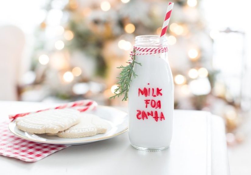 Milk Bottle for Santa Tutorial