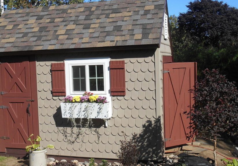 The Cutest DIY Garden Shed Ever