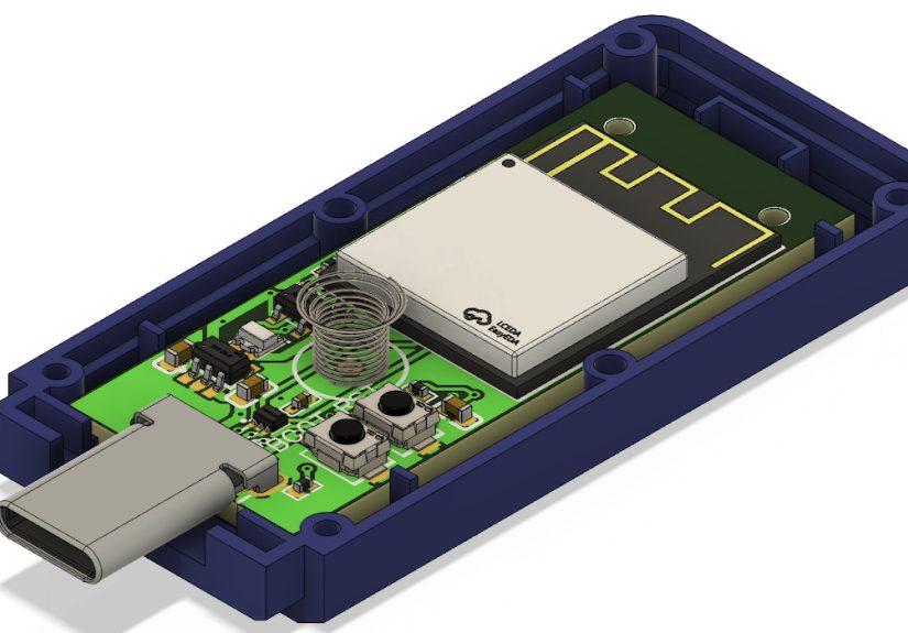 Using A Spring As A Capacitive Touch Button